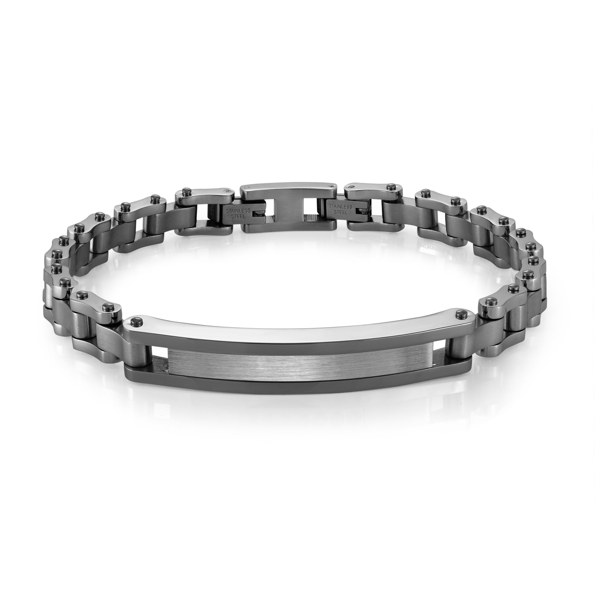 Italgem Rolex Inspired Steel Link Bracelet